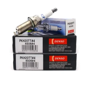 شمع موتور پایه بلند دو سر سوزنی TT پلاتینیوم Denso