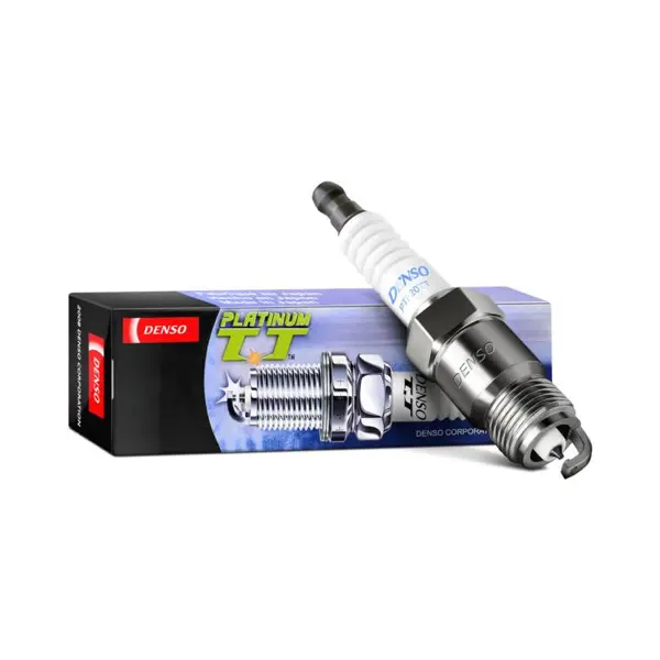 شمع موتور پایه کوتاه دو سر سوزنی TT دبل پلاتینیوم Denso